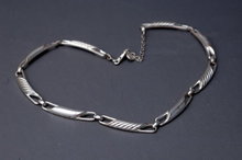Heavy Sterling Silver Necklace Signed S925 Grosse'