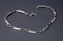 Heavy Sterling Silver Necklace Signed S925 Grosse'