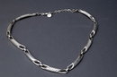 Heavy Sterling Silver Necklace Signed S925 Grosse'