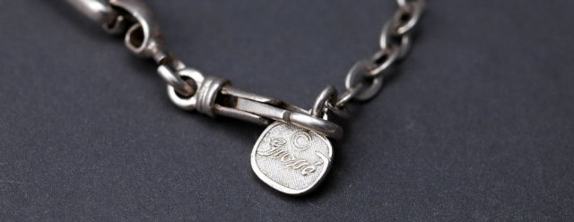 Heavy Sterling Silver Necklace Signed S925 Grosse'