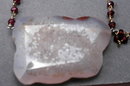 Sterling & Amethyst Druzy Pendant Necklace