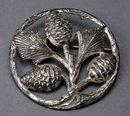 Sterling Silver Danecraft Pine Cone Brooch Pin