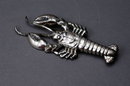 Vintage Sterling Silver Very Detailed Lobster Pin
