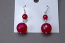 Rubellite, Red, Tourmaline & Sterling Silver Earrings ** PRICE REDUCED!**