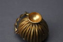 Gold Basket of Gems Large Pendant Charm