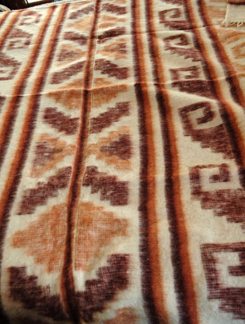 Hand Made Woven 100% Wool Blanket Momostenango, Guatemala 86