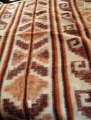 Hand Made Woven 100% Wool Blanket Momostenango, Guatemala 86