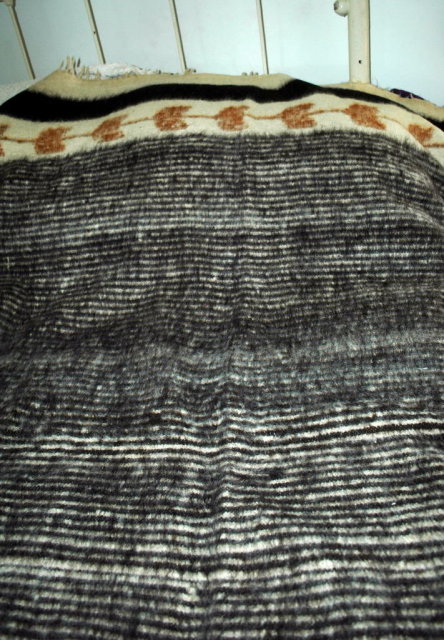 Woven 100% Wool Blanket Hand Woven Guatemala Mayan Momostenango