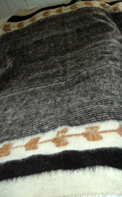 Woven 100% Wool Blanket Hand Woven Guatemala Mayan Momostenango