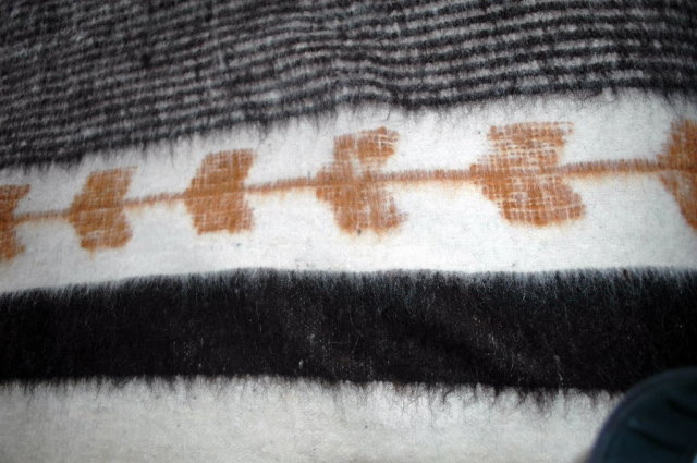 Woven 100% Wool Blanket Hand Woven Guatemala Mayan Momostenango