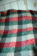 100% Mohair Hudson Bay Company of Scotland Stadium Blanket, Lap Throw, Vintage Plaid