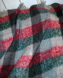 100% Mohair Hudson Bay Company of Scotland Stadium Blanket, Lap Throw, Vintage Plaid