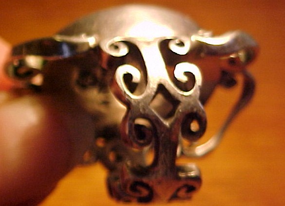 Arte en Plata Old Taxco Silver & Tiger eye Ring