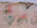 Alaska Husky Souvenir Scarf Vintage *Tinted*