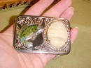Fish Belt Buckle Enamel Large Mouth Bass
