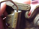 Pegasus Solid Brass Belt Buckle Indiana Metal **PRICE REDUCED **