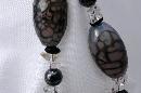 Chunky Agate & Quartz Bracelet, Handcrafted Original Design