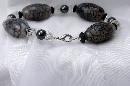 Chunky Agate & Quartz Bracelet, Handcrafted Original Design