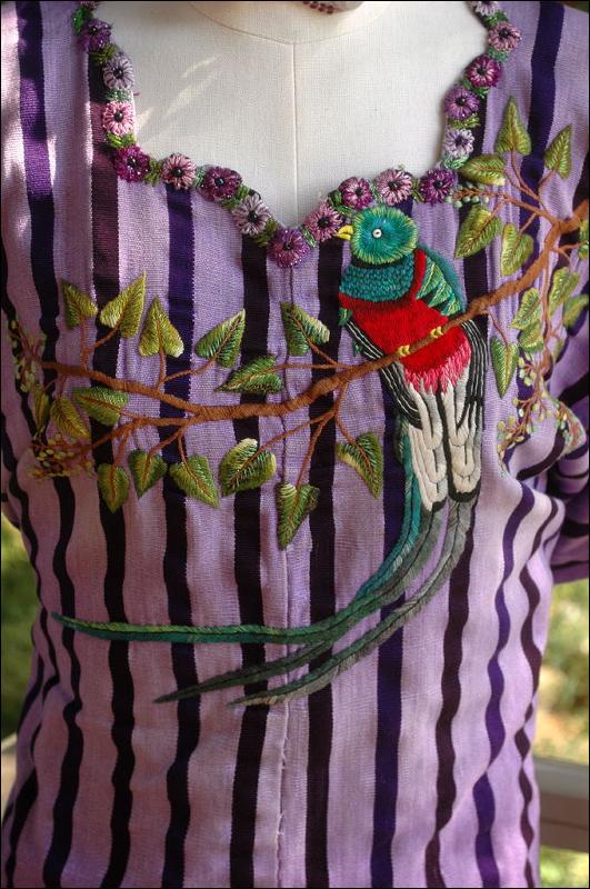 Hand Embroidered Woven Huipil Santiago Atitlán in Guatemala. **PRICE REDUCTION**!