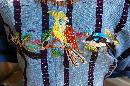 Huipil of Santiago Atitlán Guatemala emboidered with Raptors & Birds on Front and Shoulders **PRICE REDUCTION*!