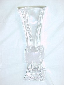 Czechoslovakian Royal Limited Crystal Vase