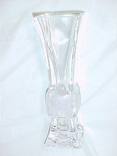 Czechoslovakian Royal Limited Crystal Vase