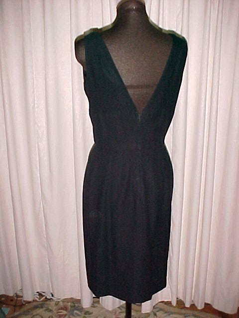 Lilli Diamond Black Cocktail Wriggle Dress