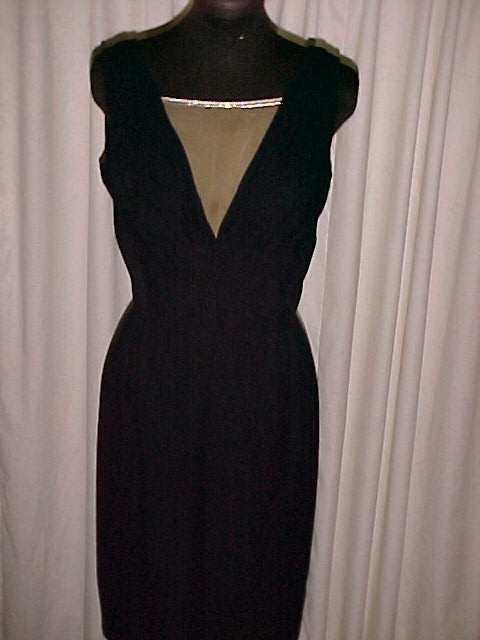 Lilli Diamond Black Cocktail Wriggle Dress