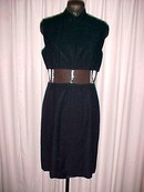 Revealing Midriff Dress with Rhinestone Straps little black party dress *PRICE REDUCTION*