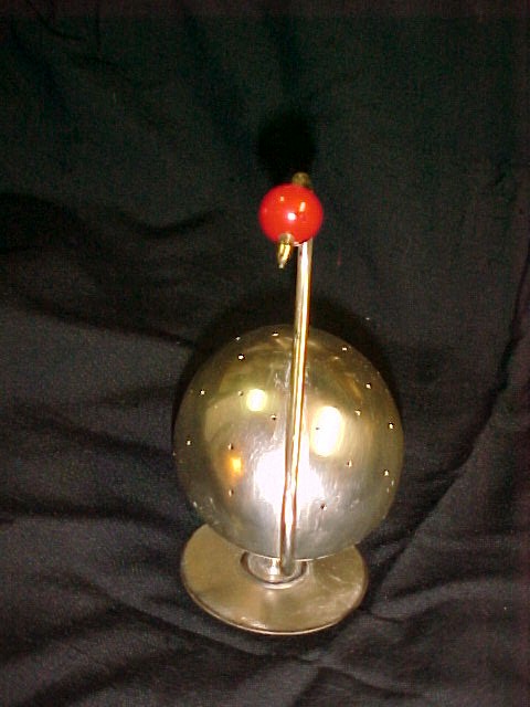 Napier Hors d'oeuvre PICK HOLDER Silver Swan & Red BAKELITE *PRICE REDUCTION!*