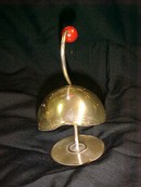 Napier Hors d'oeuvre PICK HOLDER Silver Swan & Red BAKELITE *PRICE REDUCTION!*