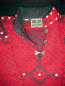 Exclusive Dale of Norway Red Sweater Pewter Clasps