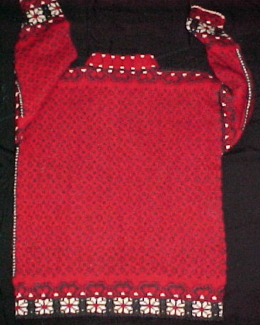 Exclusive Dale of Norway Red Sweater Pewter Clasps