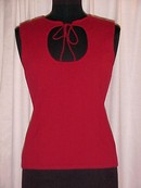 Drawstring Front dark red Cashmere Sweater * PRICE REDUCED !**