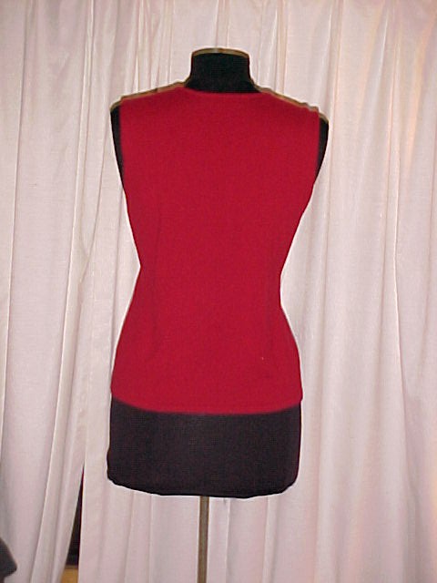 Drawstring Front dark red Cashmere Sweater * PRICE REDUCED !**