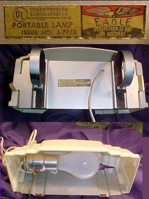 Bakelite Art Deco Reading Lamp Light headboard reading lampshade bed light,