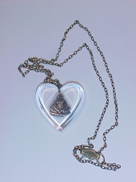 WWI Sweet Heart Necklace Royal Canadian Corps