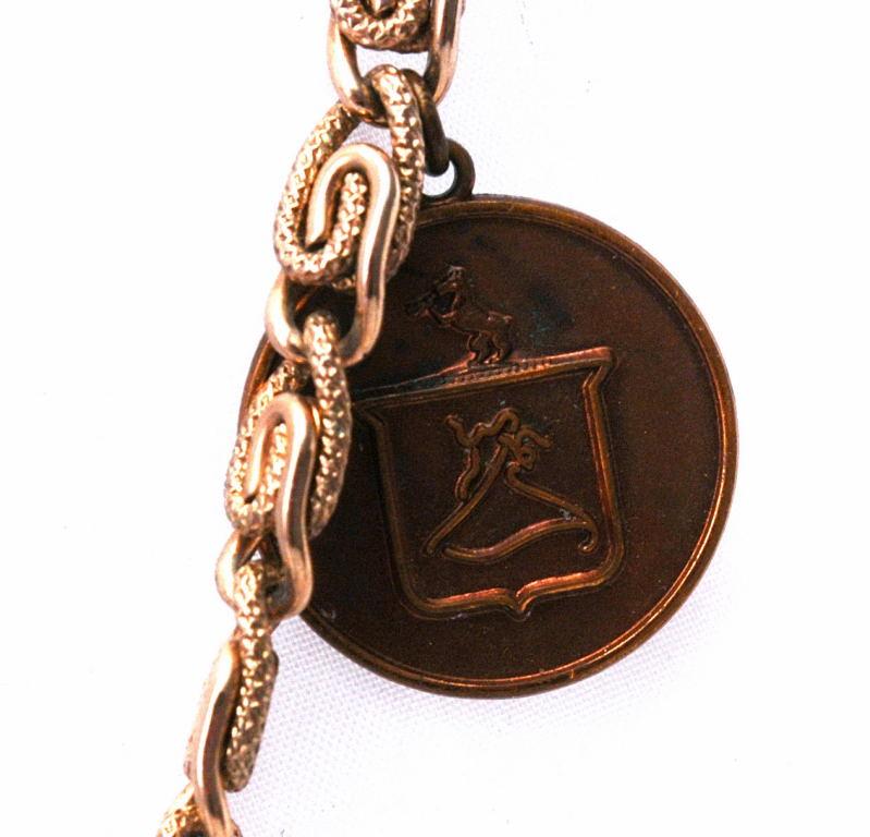 Arthur Murray Ball Room Dance Awards Charm Bracelet , Sterling, Copper and Gold
