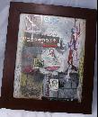 Cambodian Artist Leang Seckon Mixed Media Collage Painting price reduced!