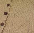 Irish Fisherman Cardigan Sweater from Cork Ireland