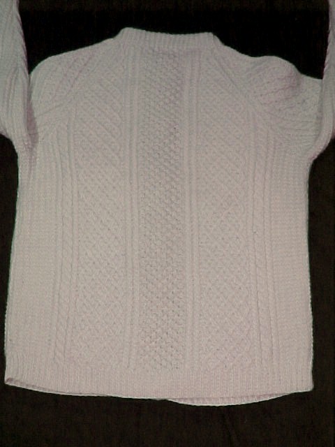 Irish Fisherman Cardigan Sweater from Cork Ireland