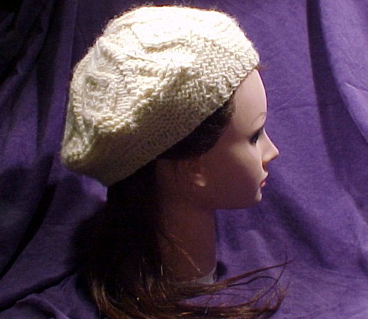 John Malloy Donegal Irish Fisherman Knit Tam, Cap