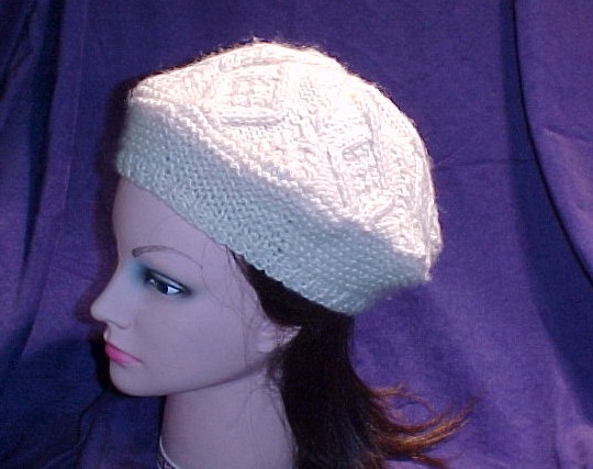 John Malloy Donegal Irish Fisherman Knit Tam, Cap