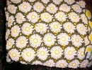 Daisy Afghan or Throw -crochet