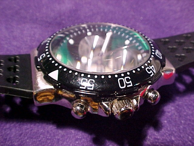 Mickey Mouse Chronograph Watch Unusual Big Face