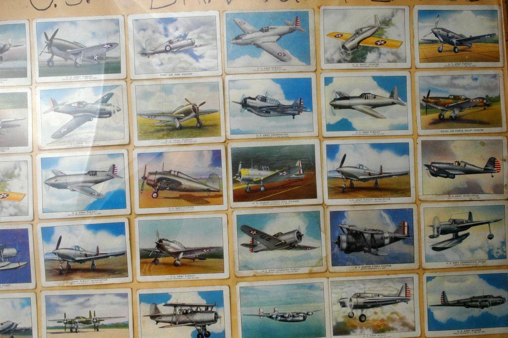 USA Military War Plane Trade Cards Cigaret Premiums 35