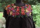 Huipil from Quetzaltenango Region of Guatemala Hand Woven and Embroidered