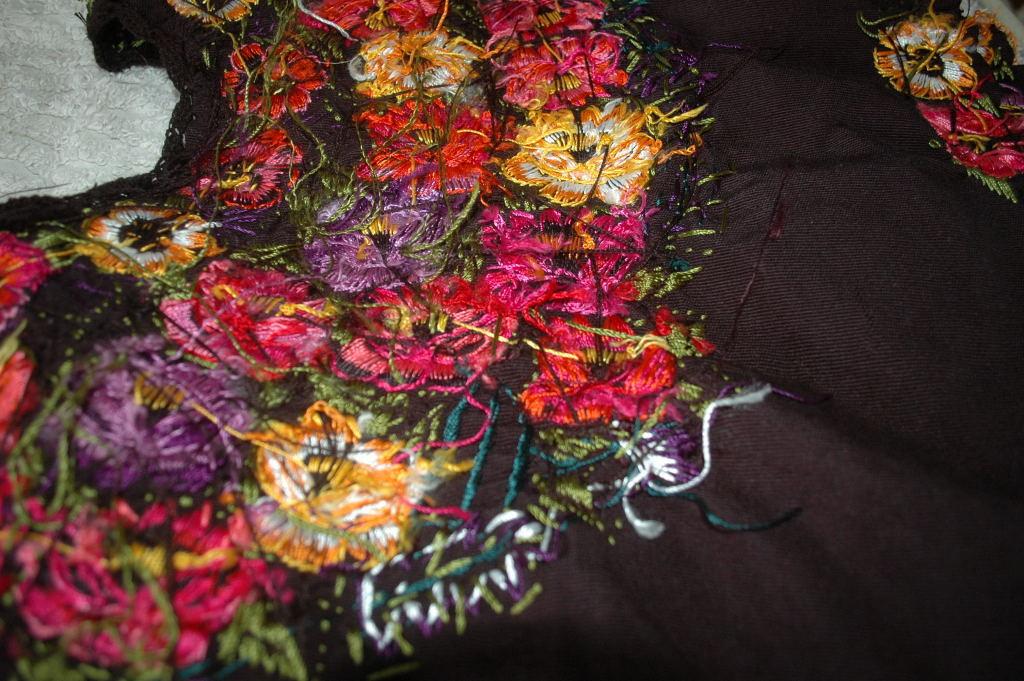 Huipil from Quetzaltenango Region of Guatemala Hand Woven and Embroidered