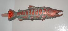 Red Hook CopperHook King Salmon shaped Beer Tap Handle.