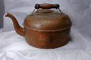 Large 19th C. Canadian Copper Tea Kettle